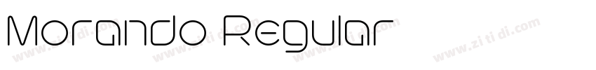Morando Regular字体转换